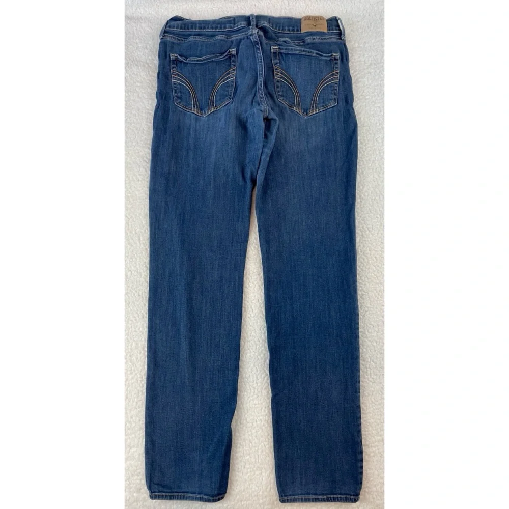 HOLLISTER • Blue Medium Wash SoCal Stretch Straight Leg Jeans, 29 - Picture 3 of 16